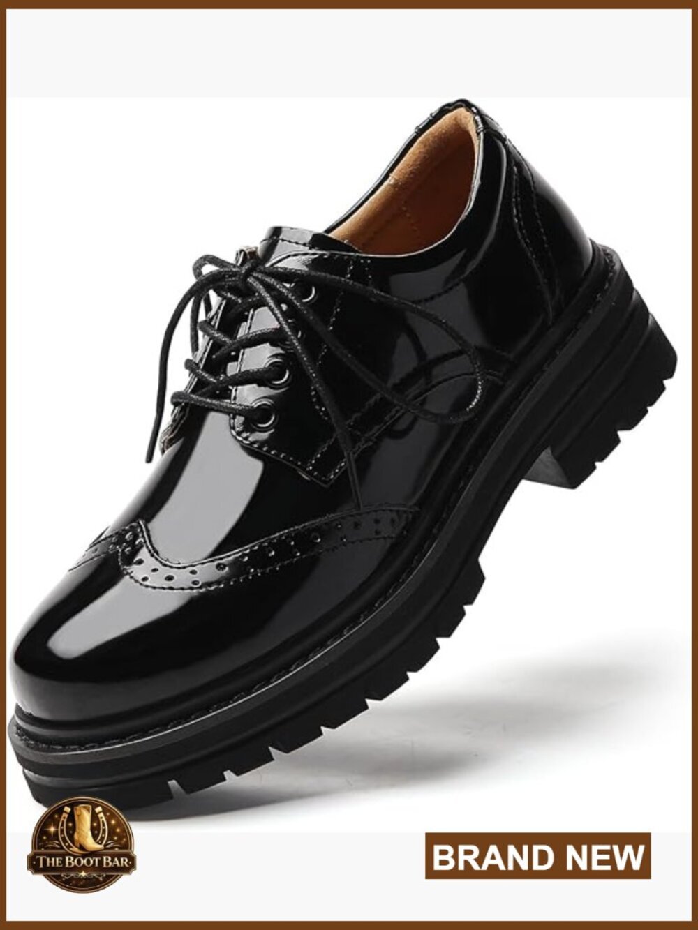 Women's Oxford Shoes Platform Lace Up Loafers Dress Business Casual Work Office
